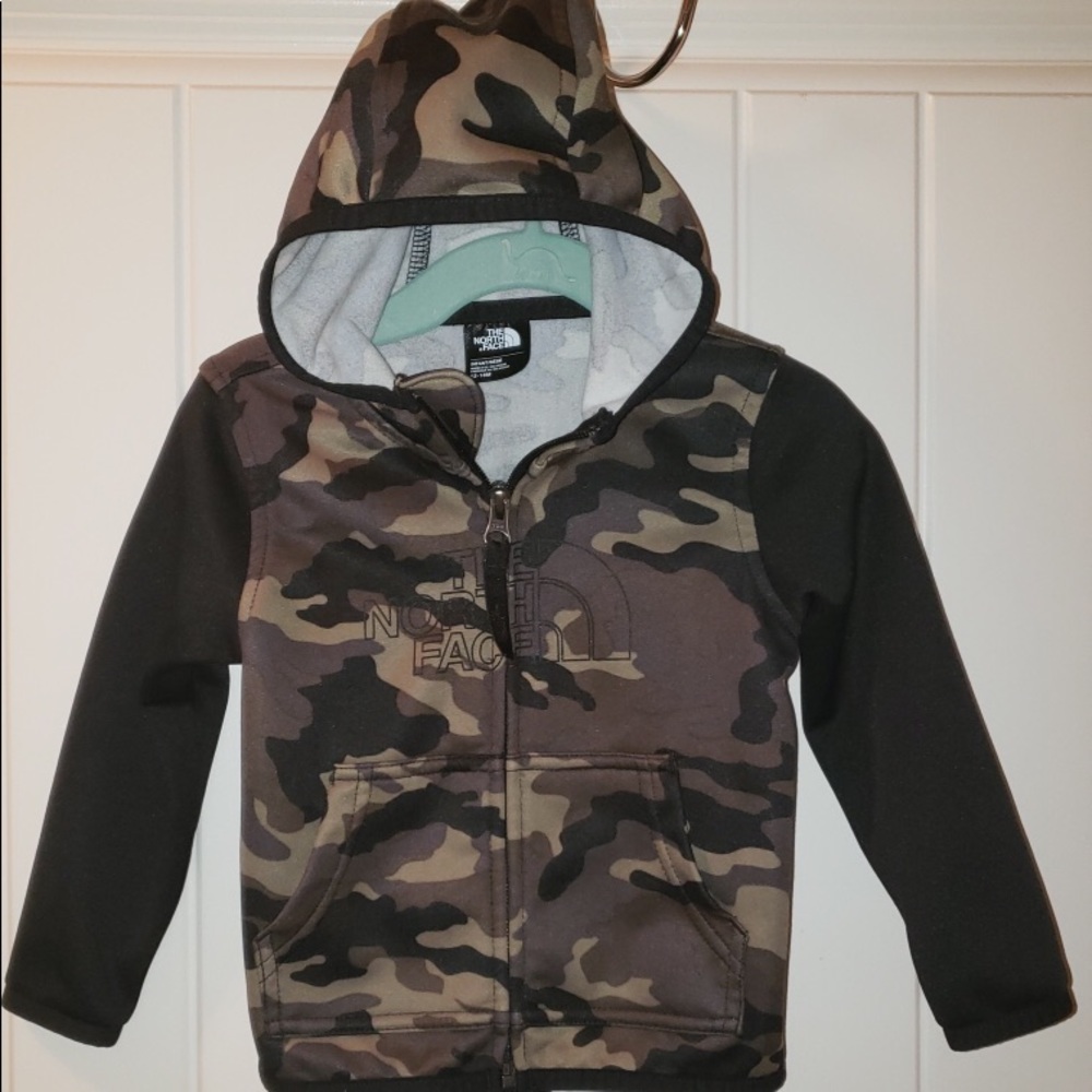 The North Face jacket toddler boys camouflage